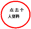 椭圆: 点击个人资料